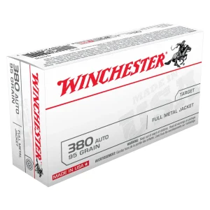 WINCHESTER 380 AUTO 95GR FMJ (50)
