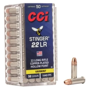 CCI .22LR STINGER VARMINT 32GR (50)