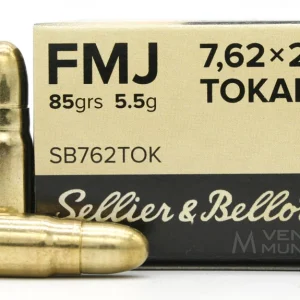 SELLIER & BELLOT 7,62×25 TOKAREV FMJ (50)