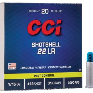 CCI SHOTSHELL .22LR PEST CONTROL 31GR (20)