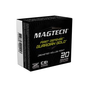 MAGTECH .380 AUTO +P GUARDIAN GOLD JHP 85GR (20)