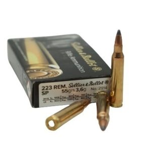 SELLIER & BELLOT .223 REM 55GR SP (20)