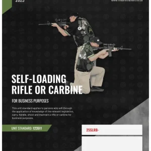 123511: HANDLE AND USE A SELF-LOADING RIFLE OR CARBINE FOR BUSINESS PURPOSES